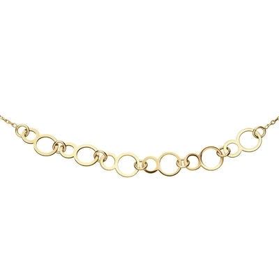 Jackie Gold körök arany nyaklánc 45 cm (JKN24.464)