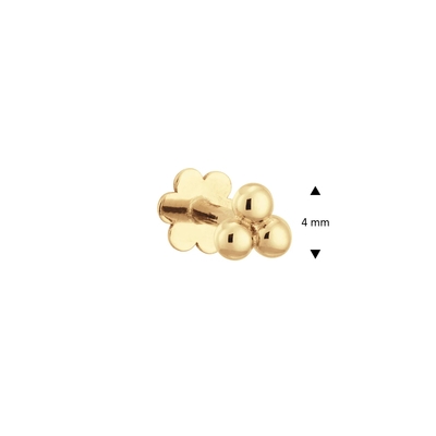 Jackie Gold arany fülpiercing (JKP24-432)