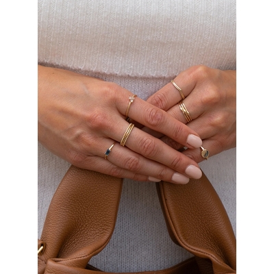 Jackie Gold Windsor arany gyűrű 52-es méret (JKR23.370-52)