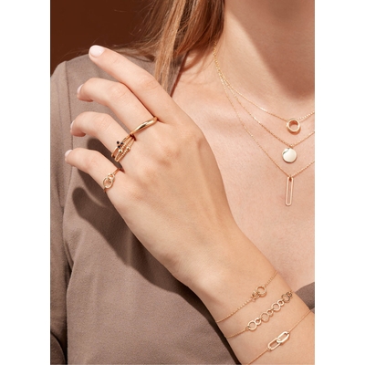 Jackie Gold Tintoretto arany gyűrű 54-es méret (JKR24.403-54)