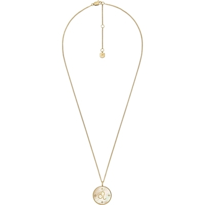 Fossil "Oroszlán" horoszkóp női nyaklánc (JF04842710)