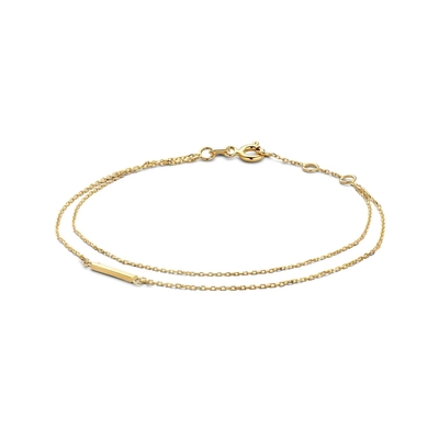 Jackie Gold dupla arany karlánc 18 cm (JKB20-072) Jackie Gold dupla arany karlánc 18 cm (JKB20-072)