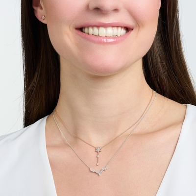 Thomas Sabo Charming Collection hópehely nyaklánc (KE2171-416-14-L45)