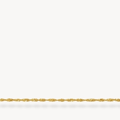 Thomas Sabo aranyozott Szingapúri nyaklánc 45 cm (KE2284-413-39-L45)