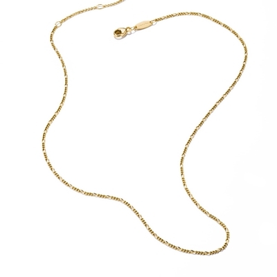 Thomas Sabo aranyozott Figaro nyaklánc 45 cm (KE2329-413-39-L45)