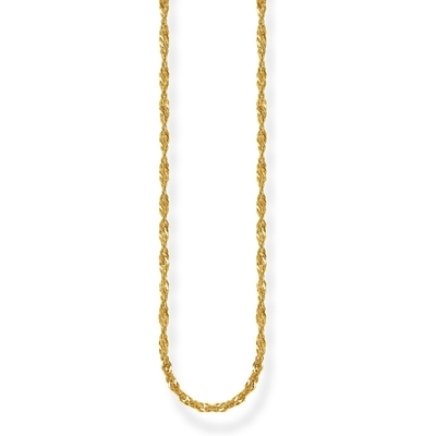 Thomas Sabo aranyozott Szingapúri nyaklánc 45 cm (KE2284-413-39-L45)