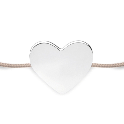 NANA KAY Lovely Sweeties ezüst szív karkötő (LS010)