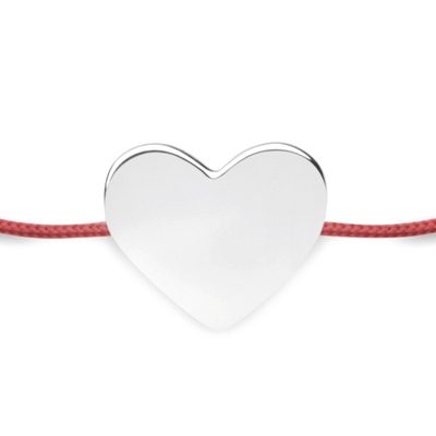 NANA KAY Lovely Sweeties ezüst szív karkötő (LS012)