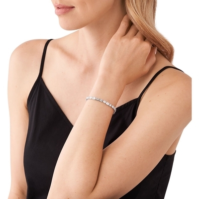 Michael Kors ezüst karkötő 17,8 cm (MKC1661CZ040)