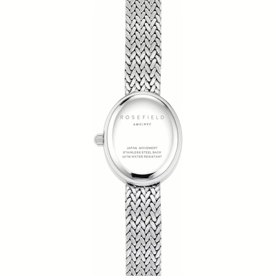 Rosefield Mini Oval Silver női óra (MWSMS-M05_3I)