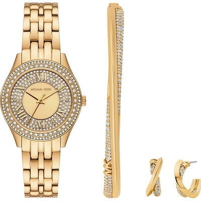 Michael Kors Harlowe női óra szett (MK4974SET)