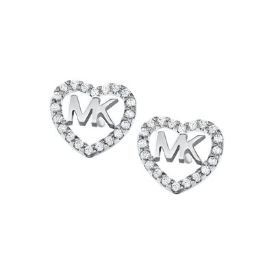 Michael Kors ezüst szív fülbevaló (MKC1243AN040)