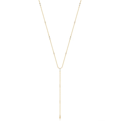 Ania Haie aranyozott ezüst nyaklánc (N053-05G)