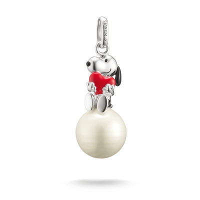 Thomas Sabo Peanuts Snoopy gyöngy szívvel medál (PE991-664-14)