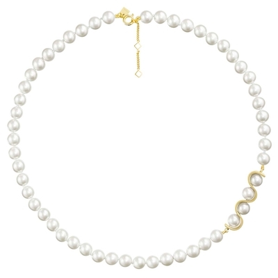 Misaki acél nyakék (QCRNINITIALSGOLD)