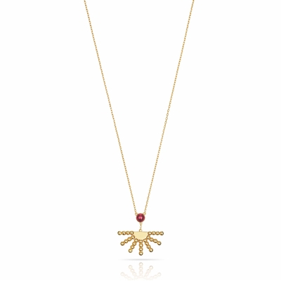 Misaki acél nyakék (QCRPRISELONGRED)