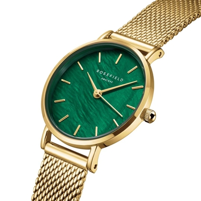 Rosefield Small Edit Emerald Mesh női óra (SEEGMG-SE72_3I)