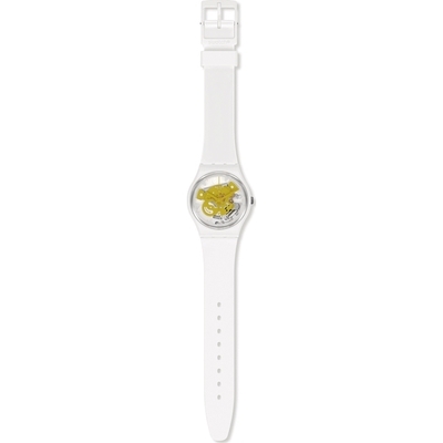 Swatch Time To Yellow Small unisex óra (SO31W105)