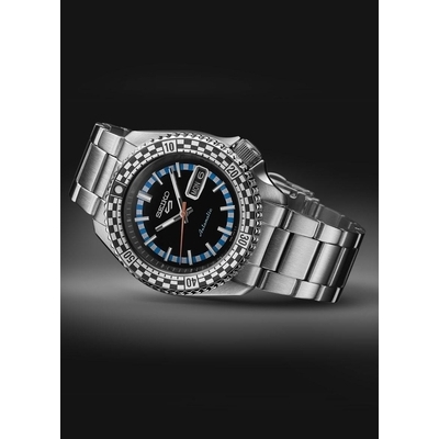 Seiko 5 Sports Black & White Checker Flag Special Edition Automatic férfi óra (SRPK67K1_3I)