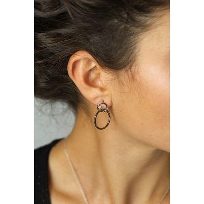 NANA KAY silver trends ezüst karika fülbevaló (ST1776)