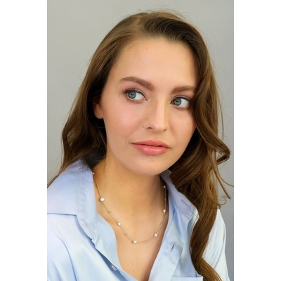 NANA KAY silver trends ezüst gyöngy nyakék (ST2111)