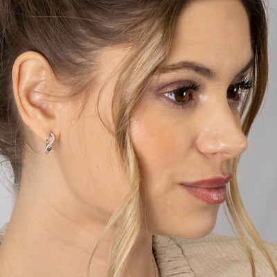 NANA KAY silver trends ezüst fülbevaló (ST2368)