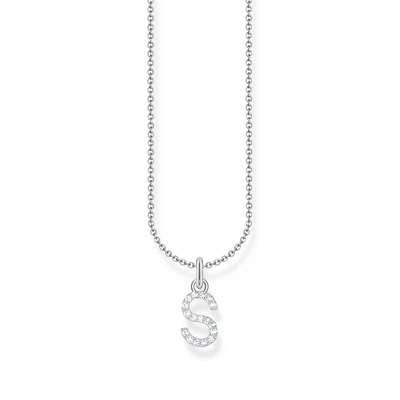 Thomas Sabo Best Seller "S" betű nyakék 45 cm (SCKE150360)