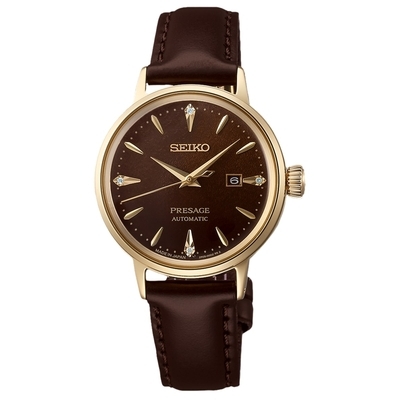 Seiko Presage Jamaican Coffee Diamond Automatic női óra (SRE020J1_3I)
