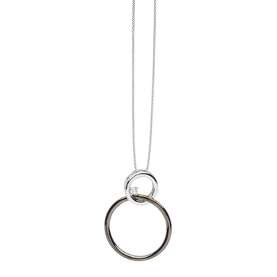 NANA KAY silver trends ezüst kör nyakék (ST1774)