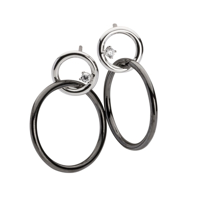 NANA KAY silver trends ezüst karika fülbevaló (ST1776)