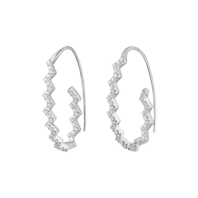 NANA KAY silver trends ezüst karika fülbevaló (ST2046)