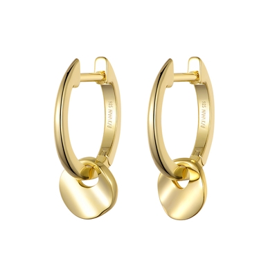 NANA KAY silver trends ezüst dupla karika fülbevaló (ST2468)