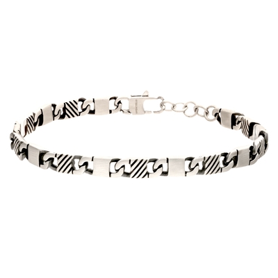 STEELWEAR férfi acél karkötő 22 cm (SW-1010)