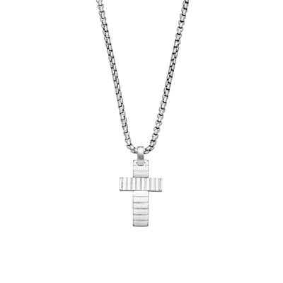 STEELWEAR New York férfi nyaklánc kereszt medállal 60 cm (SW-965)