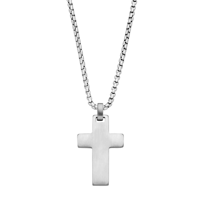 STEELWEAR New York férfi nyaklánc kereszt medállal 60 cm (SW-969)