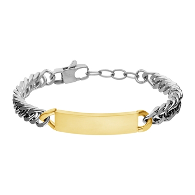 STEELWEAR férfi acél karkötő 21 cm (SW-981)