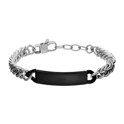 STEELWEAR férfi acél karkötő 21 cm (SW-982)