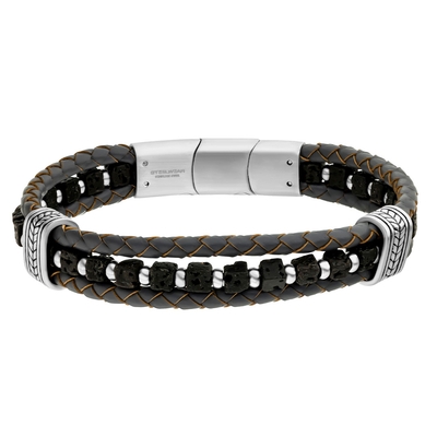 STEELWEAR Madrid férfi karkötő 22,5 cm (SW-994)