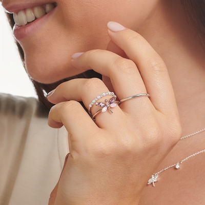 Thomas Sabo Charming Collection gyűrű 54-es méret (TR2343-166-7-54)