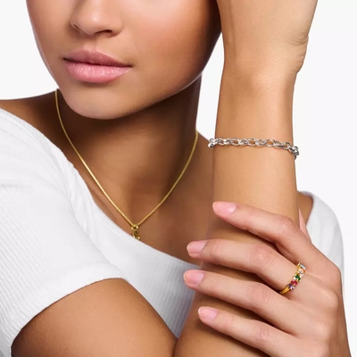 Thomas Sabo Charm Club karkötő 19 cm (X0031-M02-21-L19)