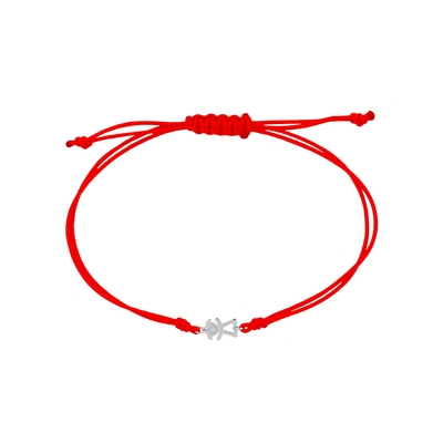 Ekan fehér arany karkötő  (XB30450L-P)