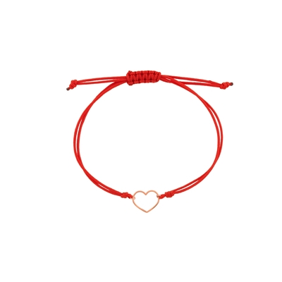 Ekan rosé arany szív karkötő (XB37250R-P)