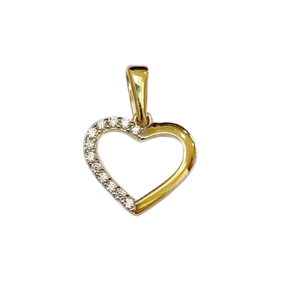 Arany Szív medál (ÖZ-P-929-YW)