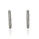 Ezüst karika fülbevaló - 02114-14