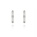 Ezüst karika fülbevaló - 02114-39