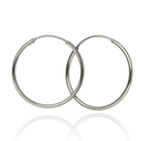 Ezüst karika fülbevaló - 02201-14