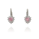 Ezüst szív fülbevaló - 02203-36