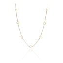 Arany szív nyaklánc 42 cm - 03S118-7