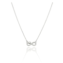 Ezüst végtelen szív nyaklánc 45 cm - 04115-47