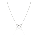 Ezüst végtelen nyaklánc 45 cm - 04115-48